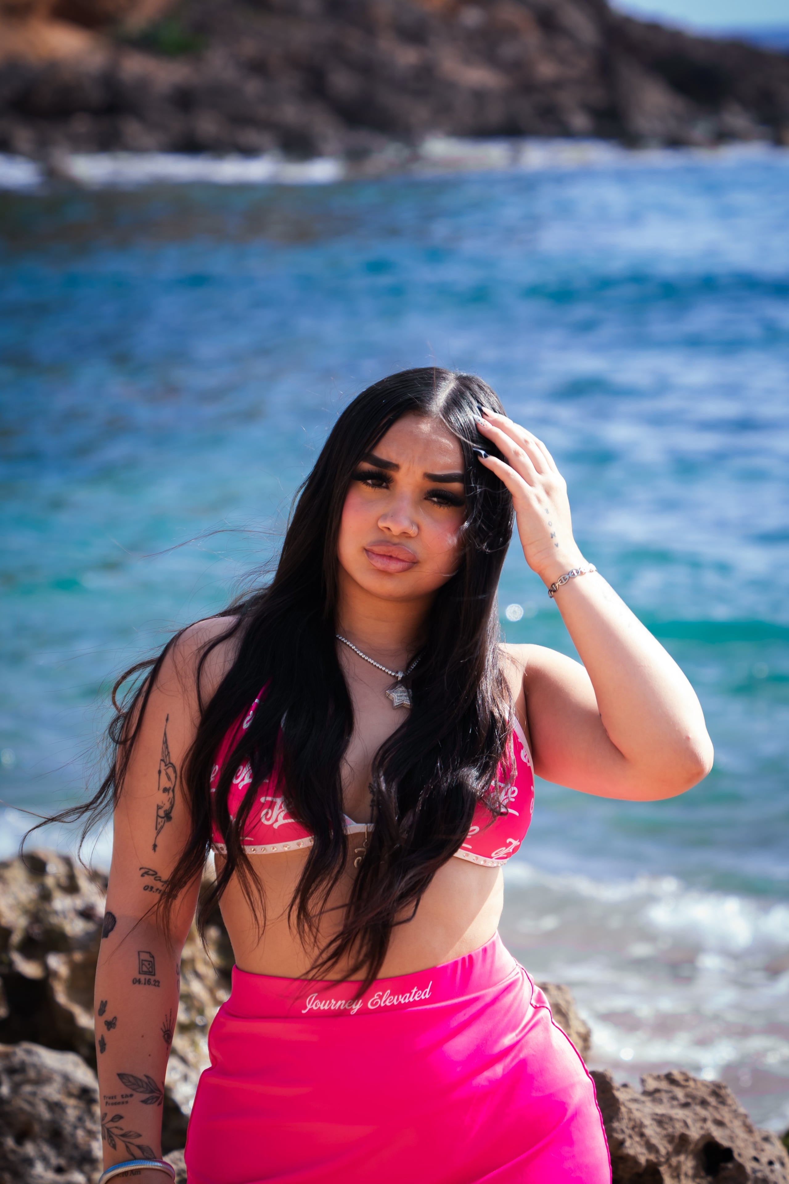 Pink Summer Bikini Set (3 Piezas)
