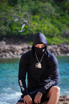 Black Swim Hoodie