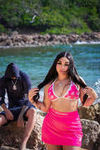Pink Summer Bikini Set (3 Piezas)