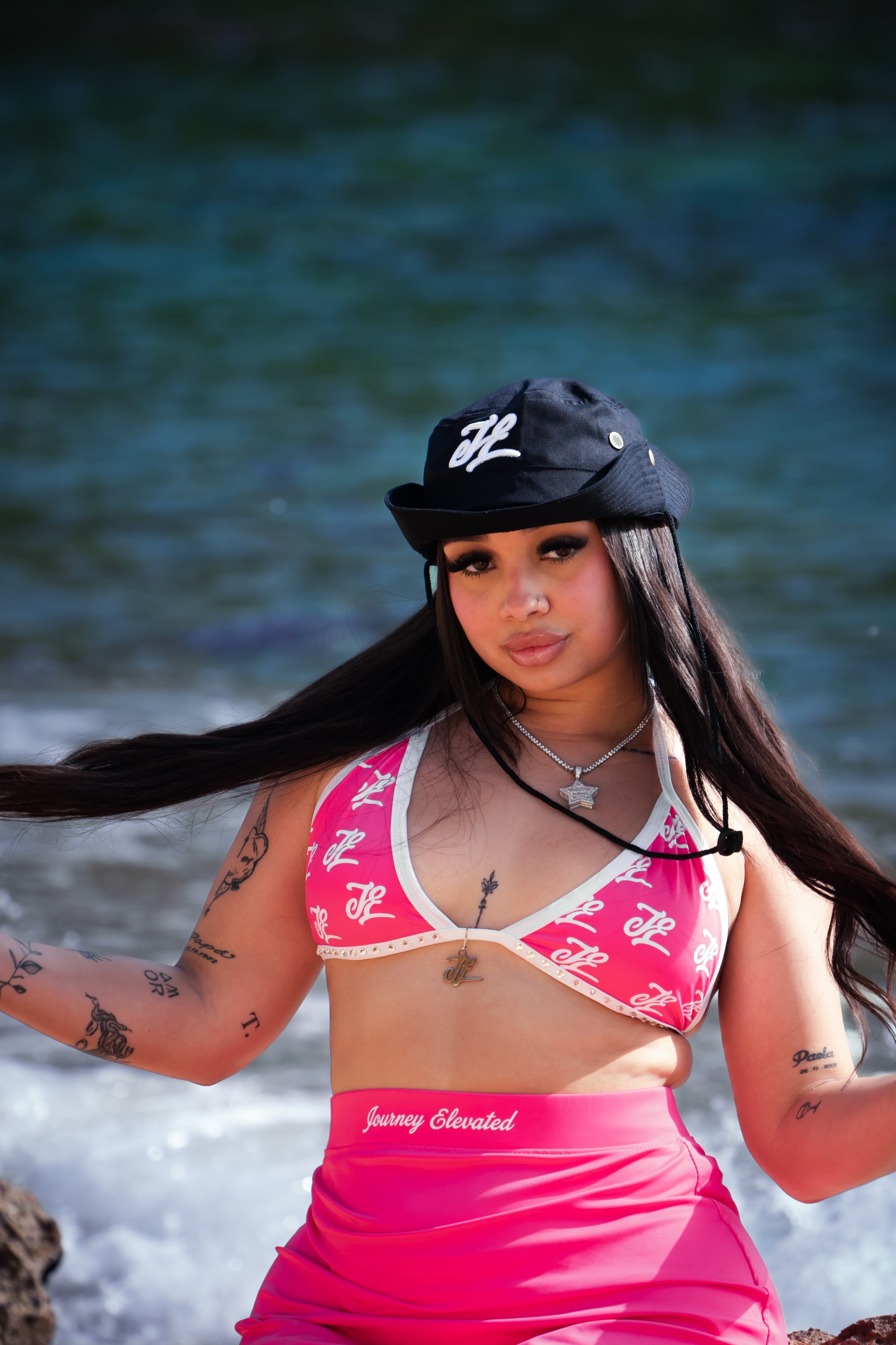 Pink Summer Bikini Set (3 Piezas)
